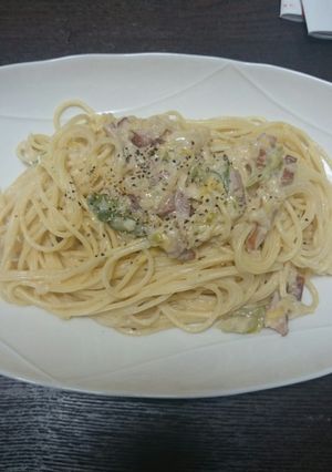 水漬けで！白菜のクリームパスタ♪-レシピのメイン写真