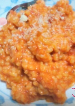 トマトチーズリゾット(生米使用)-レシピのメイン写真