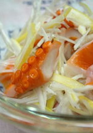 【超簡単!味付不要】味付タコのねぎサラダ-レシピのメイン写真