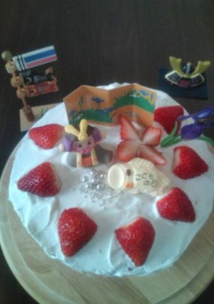 こどもの日ケーキ♪-レシピのメイン写真