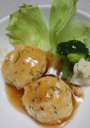 あんかけ豆腐ハンバーグ-レシピのメイン写真