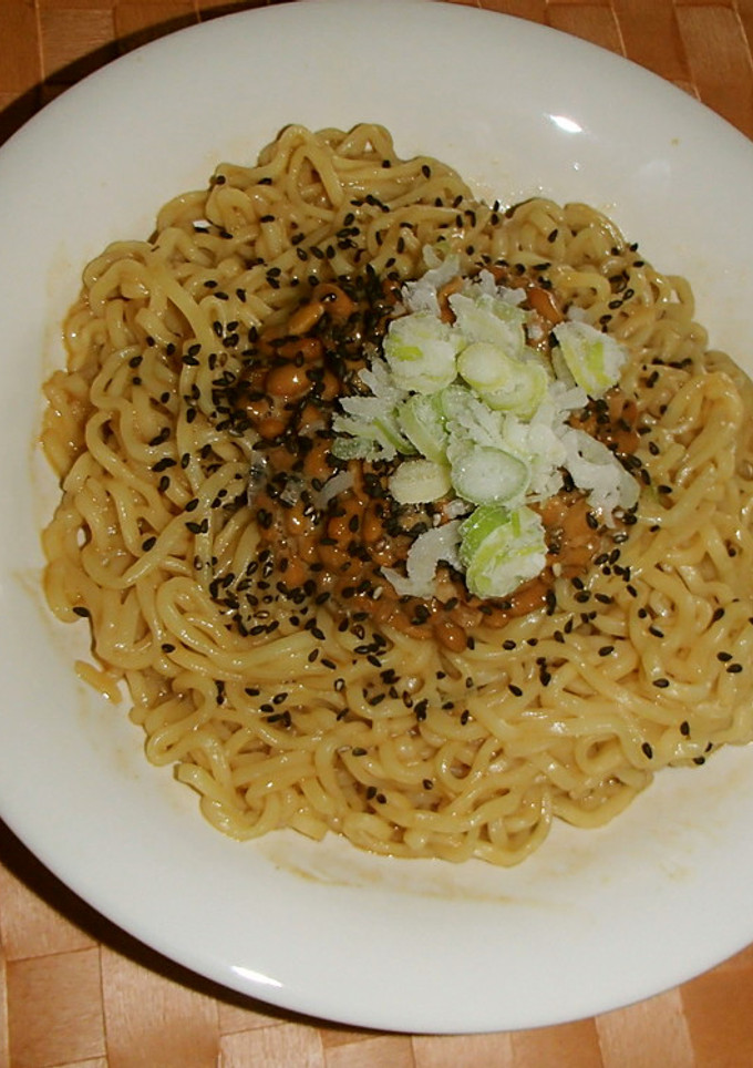 ごまだれ納豆冷やし中華-レシピのメイン写真