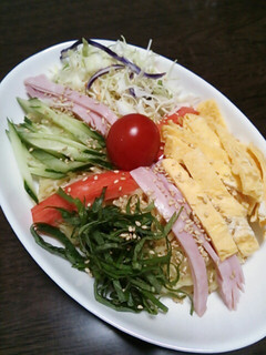 サラダ風★濃厚ごまだれ冷やし中華-レシピのメイン写真