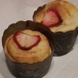 ★ドライいちごの白いチョコカップケーキ★