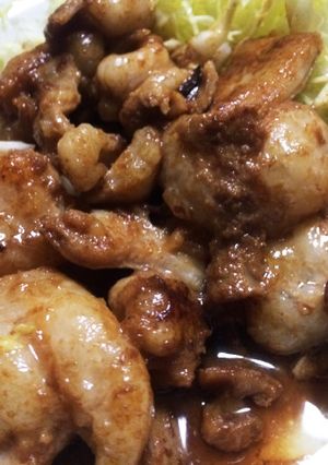 和牛ホルモンの味噌漬け炒め-レシピのメイン写真