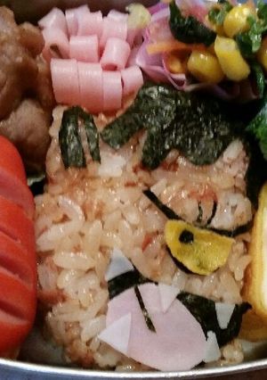妖怪ウォッチ 泥田坊 キャラ弁-レシピのメイン写真