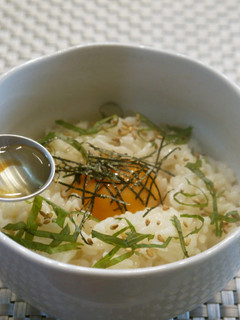 健康朝ごはん♡ 卵かけご飯に えごま油♪-レシピのメイン写真