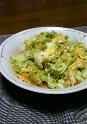 絶品☆キャベツの卵とじ-レシピのメイン写真