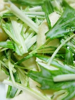 水菜とりんごのマヨサラダ-レシピのメイン写真
