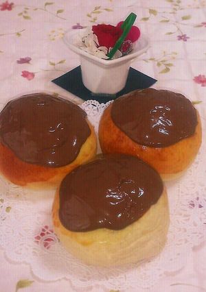 HBで簡単絶品♡プリンクリームパン-レシピのメイン写真