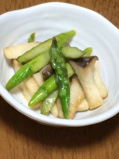 【お弁当】アスパラとエリンギの簡単炒め-レシピのメイン写真