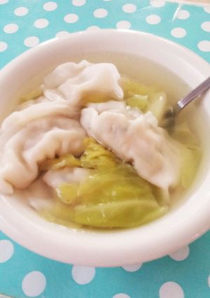 キャベツと餃子のスープ-レシピのメイン写真
