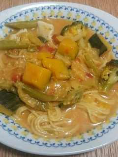 残ったトマト煮をリメイク☆クリームパスタ-レシピのメイン写真