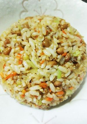 我が家の納豆チャーハン-レシピのメイン写真