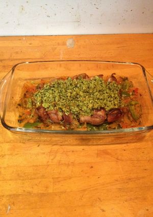 鶏肉の香草パン粉焼き、トマトソース添え-レシピのメイン写真