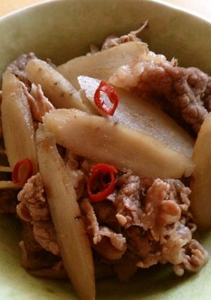 新ゴボウと牛肉のさっと煮-レシピのメイン写真