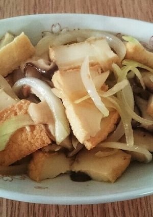 ピザの具にもなる◎厚揚げのバター炒め-レシピのメイン写真