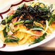 春菊とベーコンのクリームパスタ♡