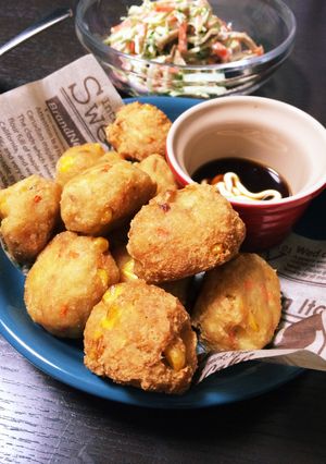 簡単！W豆腐のツナコーンナゲット♪-レシピのメイン写真