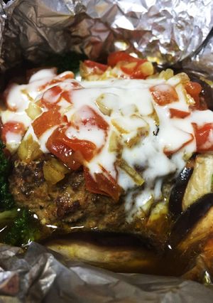 ☆美味しい☆トマトカレーのホイルバーグ♪-レシピのメイン写真