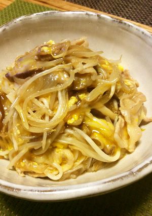 豚もやしあんかけ卵丼-レシピのメイン写真