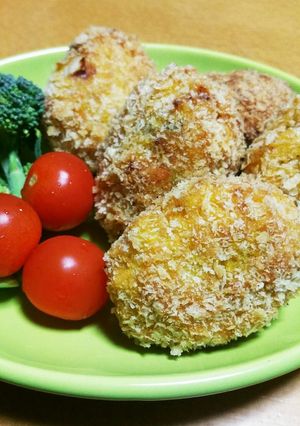 魚肉ソ入りカボチャコロッケ-レシピのメイン写真