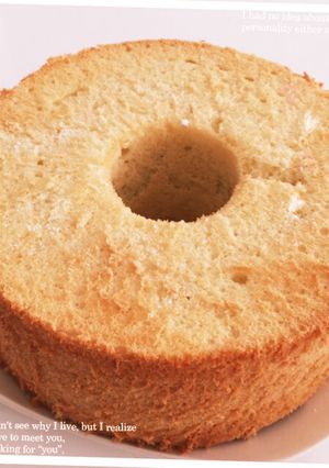 ヘルシー豆腐のシフォンケーキ☆-レシピのメイン写真