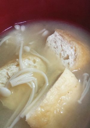 シンプル◆えのきの味噌汁♪-レシピのメイン写真