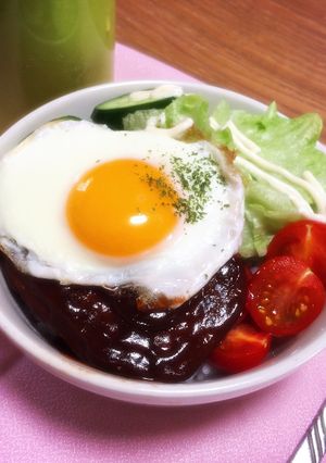 簡単 ロコモコ丼-レシピのメイン写真