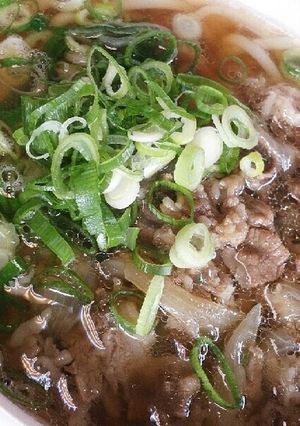 牛丼をリメイク！肉うどん♪-レシピのメイン写真