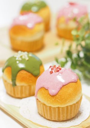 ♡ミルキー♡クリームチーズパン♡-レシピのメイン写真