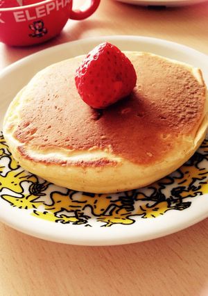 驚くほど膨らむパンケーキ♡ 離乳食後期-レシピのメイン写真