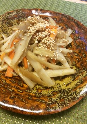 うどとごぼうと人参のきんぴら-レシピのメイン写真