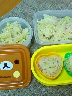 お弁当にも♪キャベツのツナマヨ炒め-レシピのメイン写真