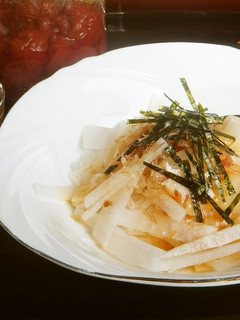エゴマ油で梅ドレッシング!大根サラダ♫-レシピのメイン写真