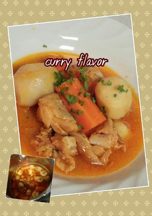 圧力鍋で里芋と鶏肉のカレー煮-レシピのメイン写真