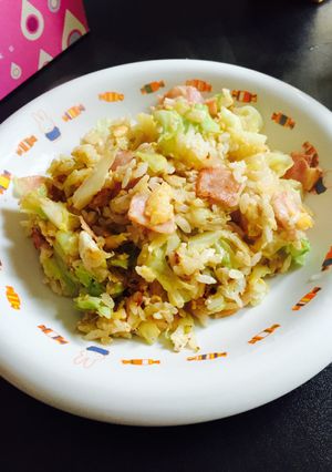 簡単！キャベツたっぷりダシダ炒飯-レシピのメイン写真