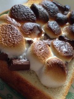 チョコマシュマロトースト-レシピのメイン写真