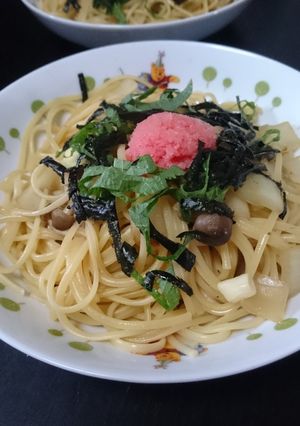 ランチに☆たらこときのこの和風スパゲティ-レシピのメイン写真