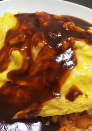 ランチにふわふわチーズinオムライス♪-レシピのメイン写真