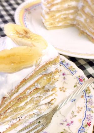 簡単HMでミルフィーユ風バナナパンケーキ-レシピのメイン写真