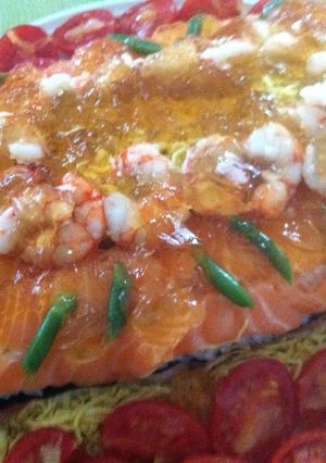 寿司ケーキ-レシピのメイン写真
