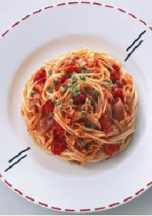 ごぼうと生ハムのパスタ-レシピのメイン写真