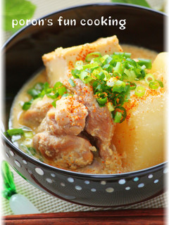 コク旨♡鶏と大根・厚揚げの酒粕牛乳煮-レシピのメイン写真