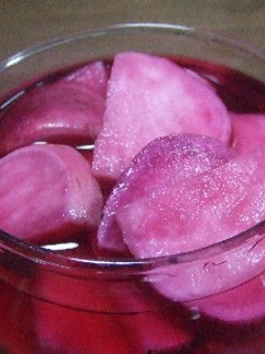 赤カブの甘酢漬け-レシピのメイン写真