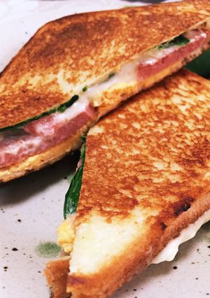 カチョカヴァロのホットサンド-レシピのメイン写真