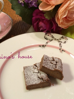 簡単!材料4つでベイクドチョコチーズ☆-レシピのメイン写真