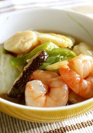 ﾒﾄﾚで★海鮮と白菜のあんかけ煮-レシピのメイン写真