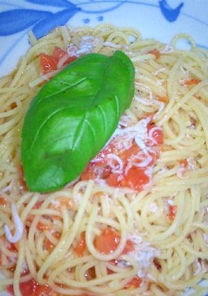 釜揚げシラスと、生トマトのパスタ-レシピのメイン写真