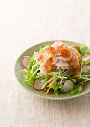 さっぱりヘルシー☆豚肉と水菜のサラダ-レシピのメイン写真